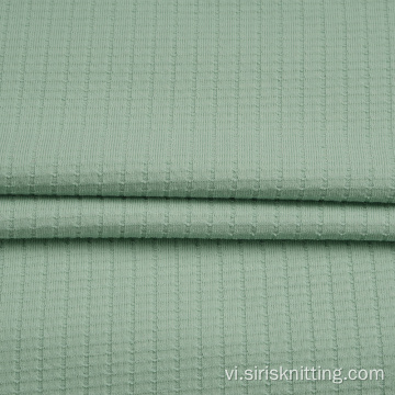 Vải thun vải thun cotton Polyester Jacquard